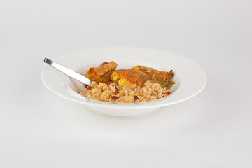 Chili rellenos and rice