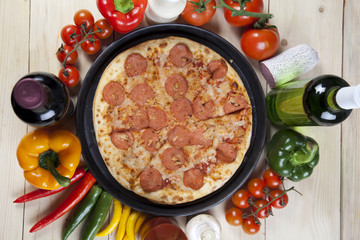 Pizza from the top - Deluxe