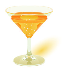 vector icon of a cocktail, drink