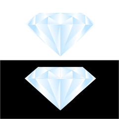 diamond with detail vector