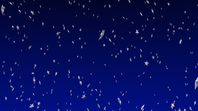 christmas silver stars
