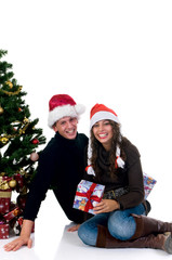 Christmas couple