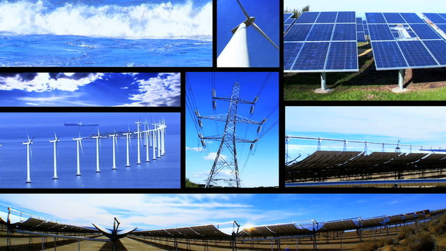 Clean & Renewable Energy Montage
