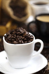 Cup with coffee