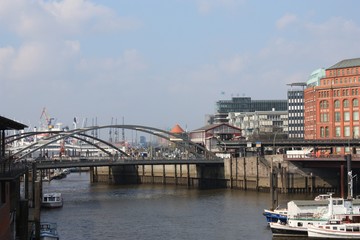 Obraz premium Hafenpanorama