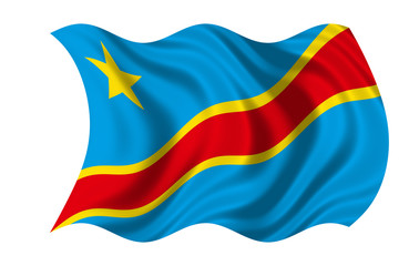 Congo-Kinshasa Flag