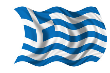 Obraz premium greece flag