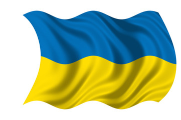 Ukraina Flag - obrazy, fototapety, plakaty