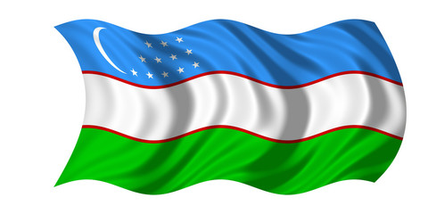 Uzbekistan Flag