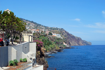 La côte à Funchal