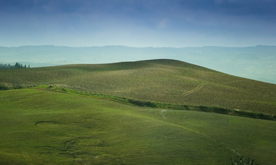 Fototapeta na wymiar Tuscany hillside