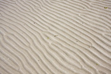 Fototapeta na wymiar some waves in the sand