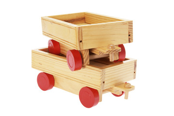 Wooden Toy Carts