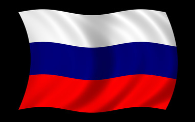 Fototapeta premium Drapeau de Russie