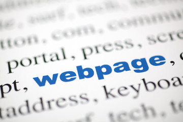 Obraz premium mot webpage page internet