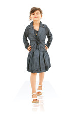 Fototapeta premium pretty little fashion girl