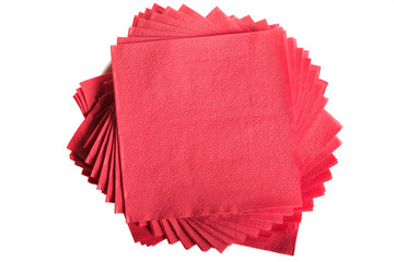 red napkins