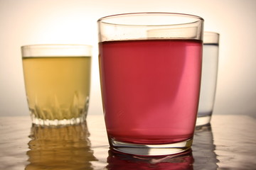 vasos coloreados