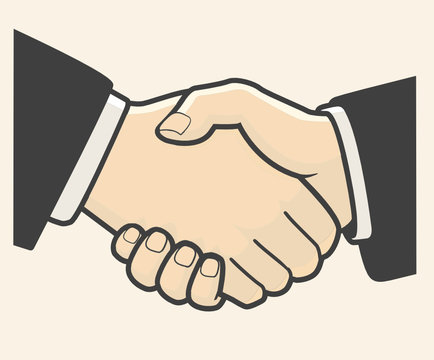Business handshake