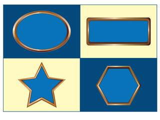 set of blue buttons 2