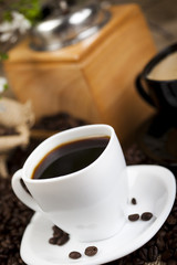 Coffee grunge background