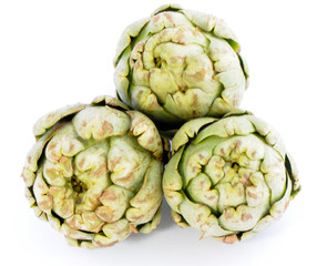 Grupo de alcachofas