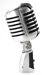 Naklejka premium vintage microphone