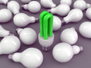 lampadina basso consumo verde © fabioberti.it