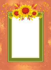 sunflowers frame