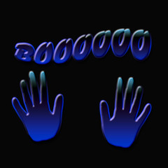 Obraz premium halloween booo