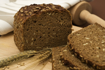 vollkornbrot stillleben