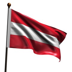 High resolution Austrian flag