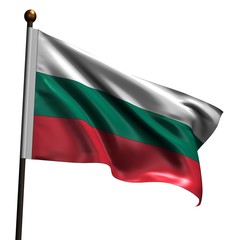 High resolution Bulgarian flag