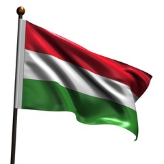 High resolution Hungarian flag
