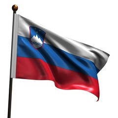 High resolution Slovenian flag