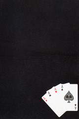 Four Aces on Black Velvet