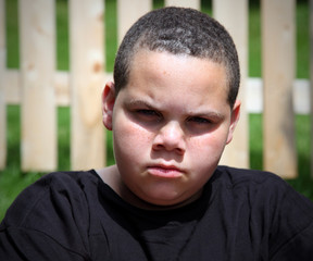 Fototapeta premium Unhappy boy