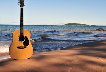 Beached Guitar