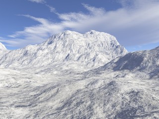 Obraz premium Winter im Gebirge
