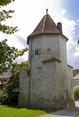 Fototapeta na wymiar historischer Stadtturm