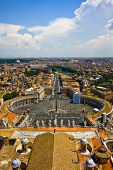 Saint Peter's Square. Rome.Italy.,Vatican