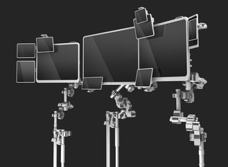 Multi-monitor system black bg