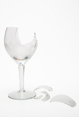 Broken Wine Glass