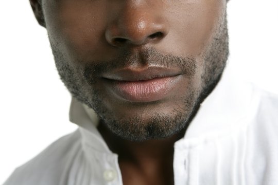 African american cute black young man portrait