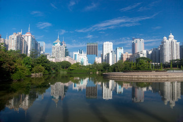 Naklejka premium cityscape