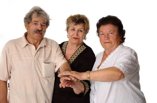 drei personen