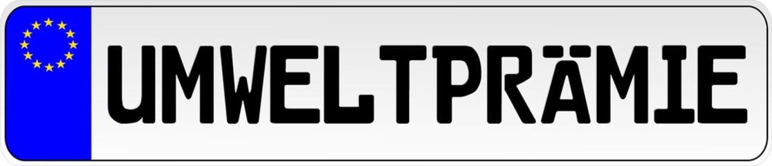 Schild Umweltpr&auml;mie