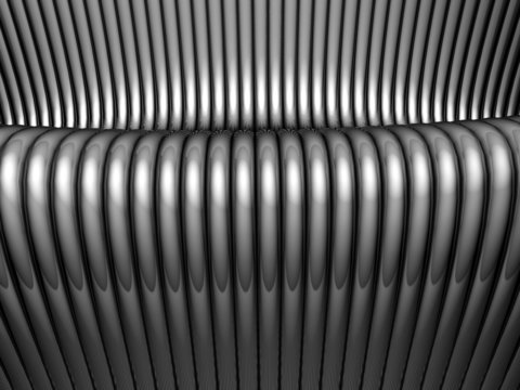 Abstract steel silver tube  background