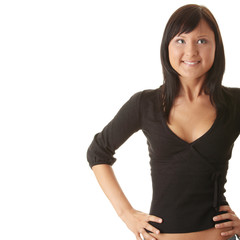 Fototapeta premium Portrait of a beautiful young woman