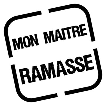 mon maitre ramasse mes crottes